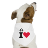 Dog Bandana - white