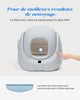Catlink Baymax-Lite Litière autonettoyante pour Chat contrôle de la santé de Votre Chat télécommande APP, Anti-Blocage, Anti-Odeur, 4 Modes de Nettoyage, Convient pour Les Chats de 1,5 à 10 kg