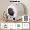 Litière autonettoyante pour chat Électrique Cat Litter Box Autonettoyante Automatique XXL avec APP Litière électrique fermée pour grands chats (Type A)
