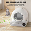 Litière autonettoyante pour chat Électrique Cat Litter Box Autonettoyante Automatique XXL avec APP Litière électrique fermée pour grands chats (Type A)
