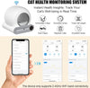 Litière autonettoyante pour chat Électrique Cat Litter Box Autonettoyante Automatique XXL avec APP Litière électrique fermée pour grands chats (Type A)